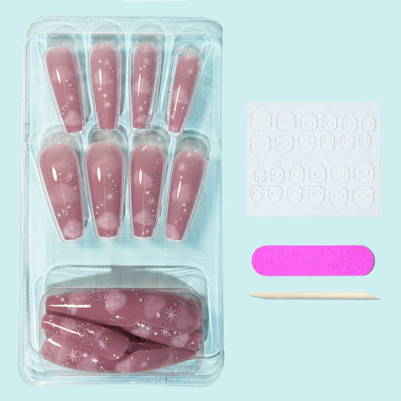 Venta al por mayor de plástico color nude translúcido nube usable arte de uñas